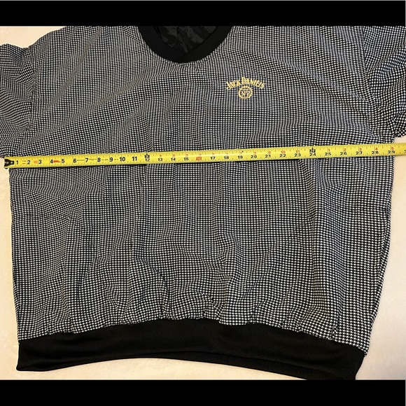 Winner Mate Golf Collection Jack Daniels Mens XL Nylon Houndstooth Windbreaker - Picture 10 of 11